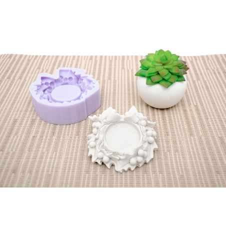 Molde Silicone - Castiçal de Natal - LG - MLD160