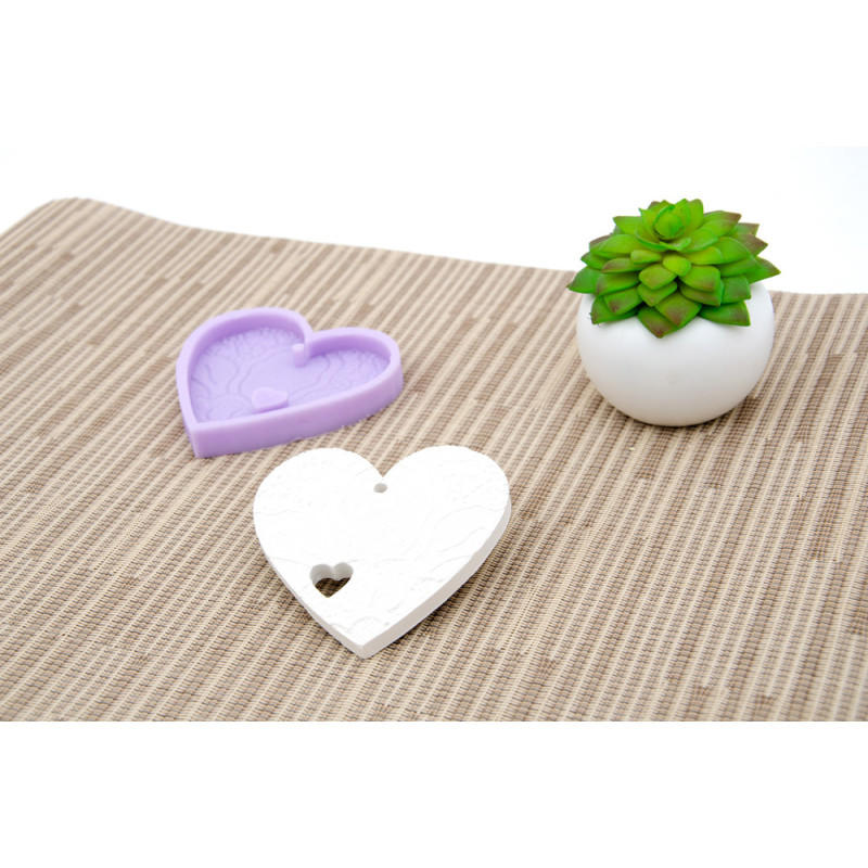 Molde Silicone - Coração - LG - MLD025