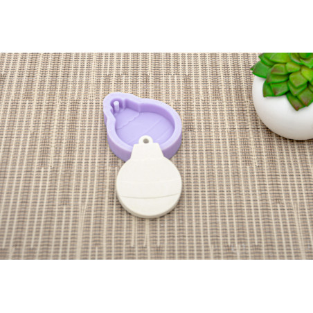 Molde Silicone - Enfeite Bola de Natal - LG - MLD140