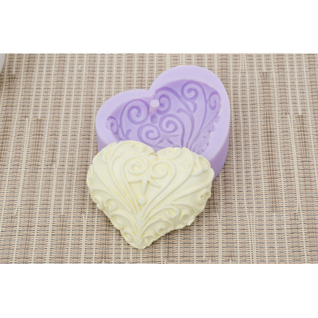 Molde Silicone - Coração 1 - LG - MLD104