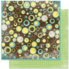 Papel Decorado Scrapbook - BoBunny - Ad Lib - Hoopla - 30x30 cm
