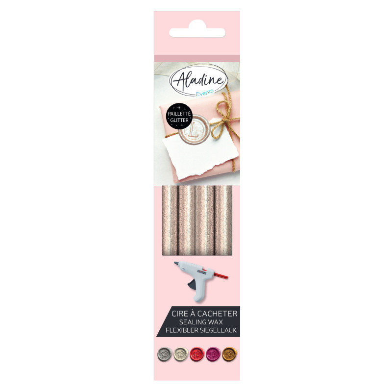 Lacre/Cera Flexível em Barra - Aladine - Pack 4 Bastões