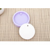 Molde Silicone - Placa Redonda com Furo - LG - MLD126