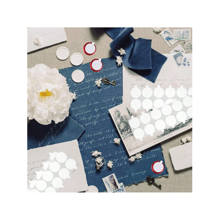 Autocolantes Dupla-Face para Selos de Lacre/Cera - 2,5 cm - 20 unidades