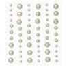 Meias Pérolas Autocolantes - Stony Stickers - champanhe - Hobby Fun