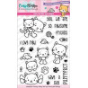 Carimbos Transparentes - Penny Kitty Cat - CarlijnDesign