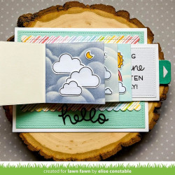 Carimbos Transparentes - All the Clouds - Lawn Fawn