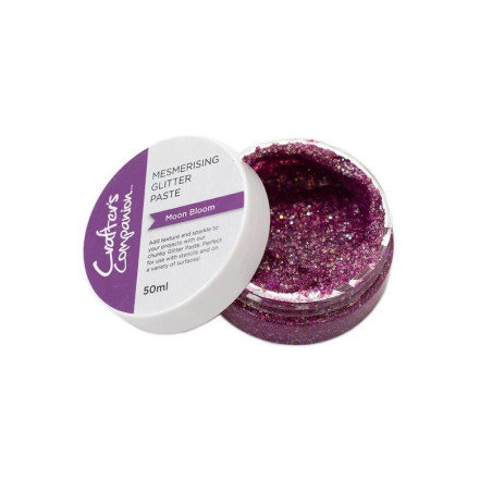 Pasta de Textura com Glitter - Mesmerising Glitter Paste - Moon Bloom - Crafter's Companion