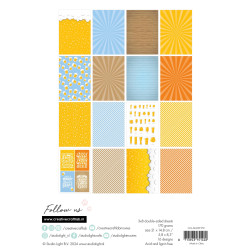 Bloco Papel Scrapbook - Friendz Design Paper - Beer O'Clock - Creative Craftlab - A5