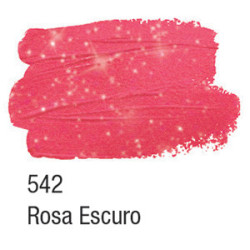 Tinta Cintilante - Acrilex - 100 ml - Rosa Escuro