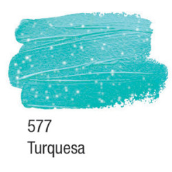 Tinta Cintilante - Acrilex - 100 ml - Turquesa