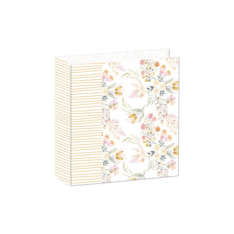 Álbum Scrapbooking - 6 x 8'' - Flores Rosa - Cocoloko