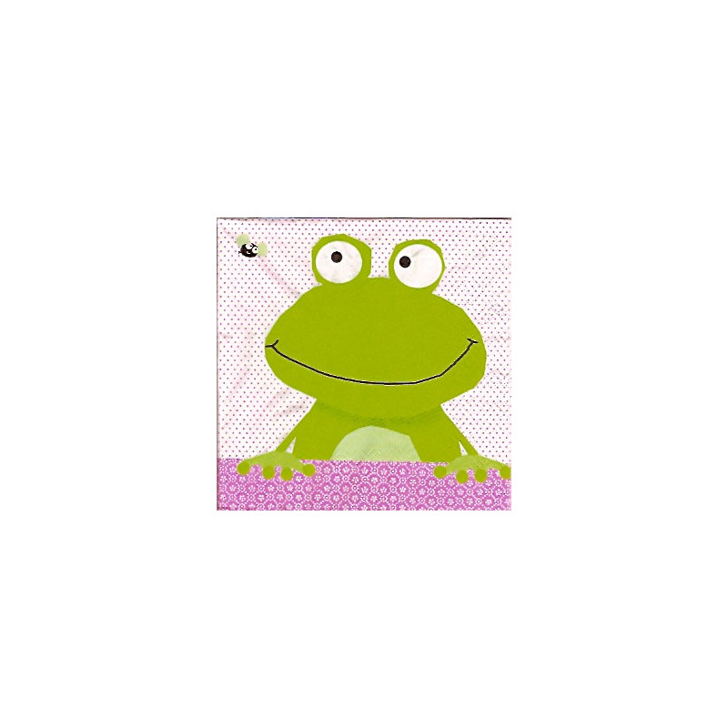 Guardanapo Decorativo para Decoupage - Frog and Bug