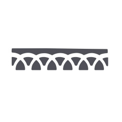 Furador Bordas/Frisos - Half Circles