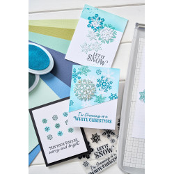 Carimbos Transparentes - Sizzix - White Christmas