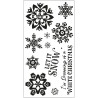 Carimbos Transparentes - Sizzix - White Christmas