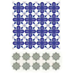 Papel de Arroz - A4 - Tiles - Andy Skinner