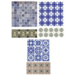 Papel de Arroz - A4 - Tiles - Andy Skinner