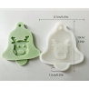 Molde Silicone - Placa Sino com Rena