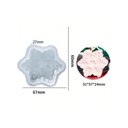 Molde Silicone - Floco de Neve