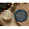 Sinete / Carimbo Lacre - Snowflake