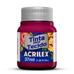 Tinta para Tecido Fosca - Acrilex - 37 ml - Pitaya