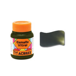 Esmalte Vitral Fosco - 37 ml - Acrilex - Verde Oliva