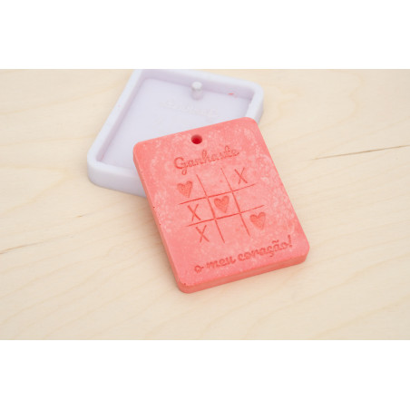 Molde Silicone - Placa "Ganhaste o meu coração" - LG - MLD224