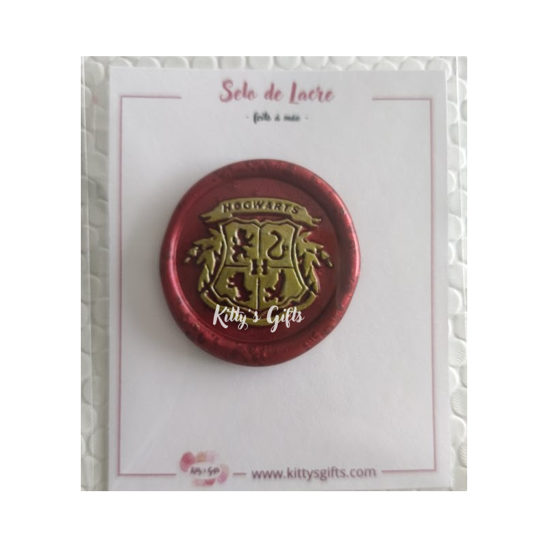 Selo de Lacre Adesivo - Brasão de Hogwarts