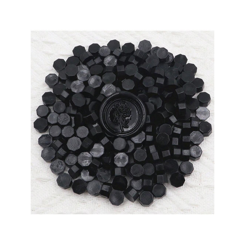 Pérolas de Lacre/Cera - Octógonos - Cores Mate - 100 unidades