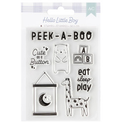 Carimbos Transparentes - Hello Little Boy Clear Stamps