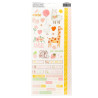 Autocolantes - Hello Little Girl Stickers Gold Foil
