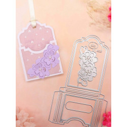 Cortantes - Etiqueta com Bolsa e Flores