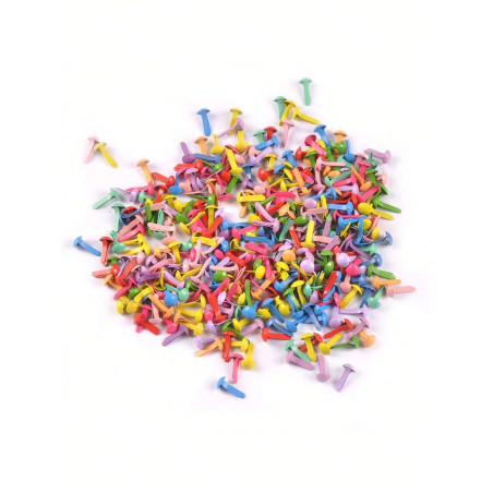 Ataches - Mix Cores - 100 unidades - 0,55 cm (mini)