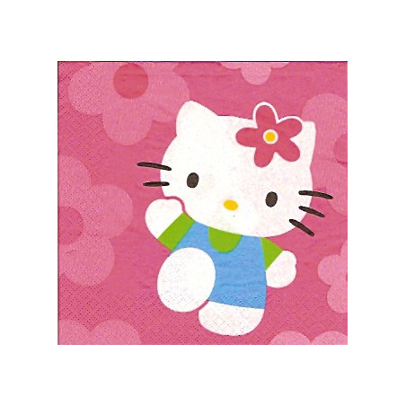 Guardanapo para Decoupage - Hello Kitty Party