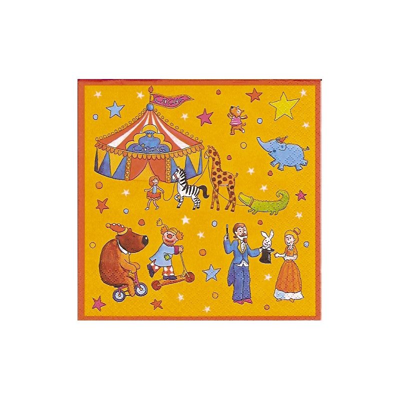 Guardanapo Orange Circus