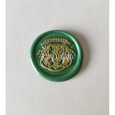 Alfinete de Peito - Selo de Lacre - Brasão de Hogwarts