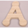 Letra em madeira 7 cm - A