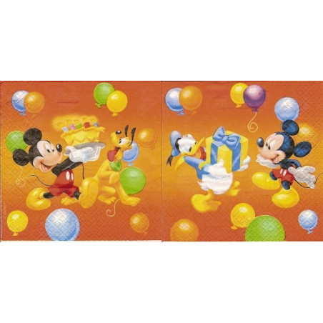Guardanapo Mickey Balloons