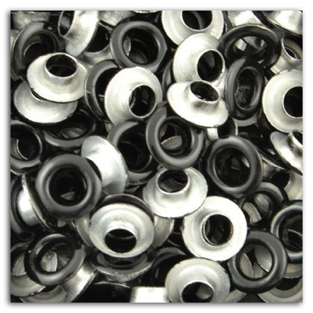 Ilhoses 3/16'' / 0,48 cm - preto