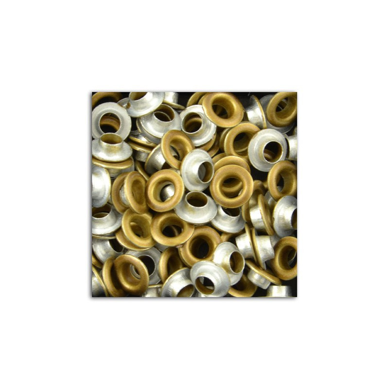 Ilhós Redondas - 0,5 cm / 3/16'' - Toga