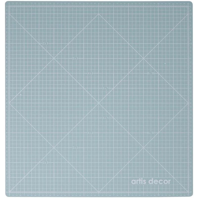 Tapete/Base de Corte Menta/Rosa - Scrap Plus - Artis Decor