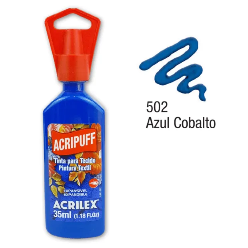 Acripuff - 35 ml - Acrilex - Azul Cobalto