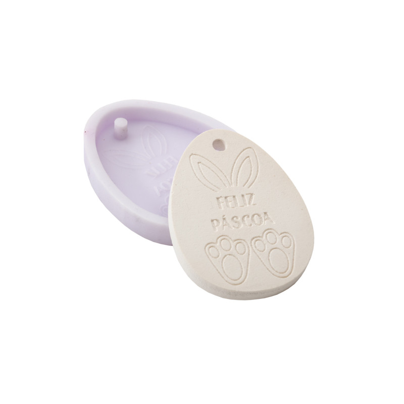 Molde Silicone - Feliz Páscoa - LG - MLD235