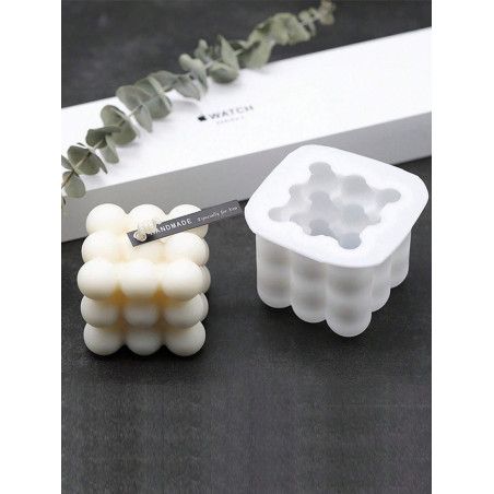 Molde Silicone - Cubo às Bolinhas