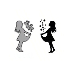 Cortantes - Menina e Estrelinhas