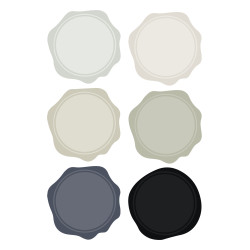 Pérolas de Lacre/Cera - Octógonos - Back to Basics - Mix de Cores - Mintopia