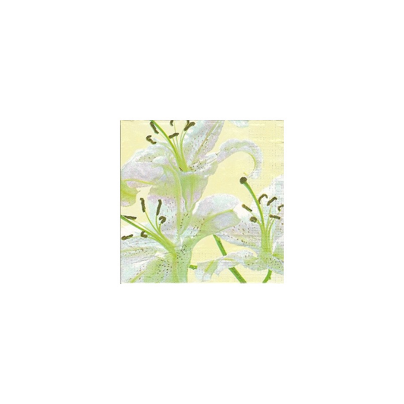 Guardanapo White Lilies