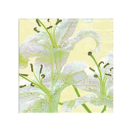 Guardanapo White Lilies