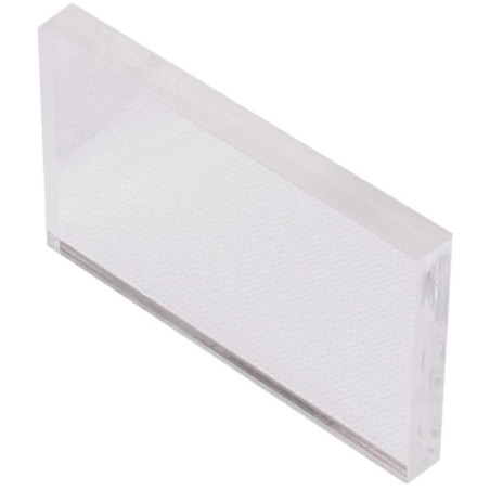 Bloco Acrílico Retangular para Carimbos - Artis Decor
